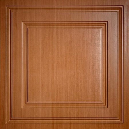 Ceilume Oxford 2ft x 2ft Caramel Wood Ceiling Tile V3-OX-22CAR